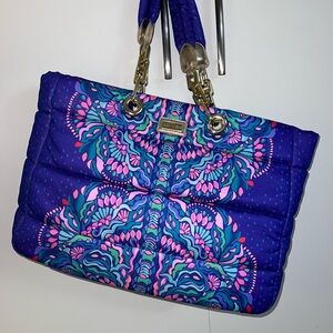 Vibrant NWOT Lilly Pulitzer Baytown  puffer tote